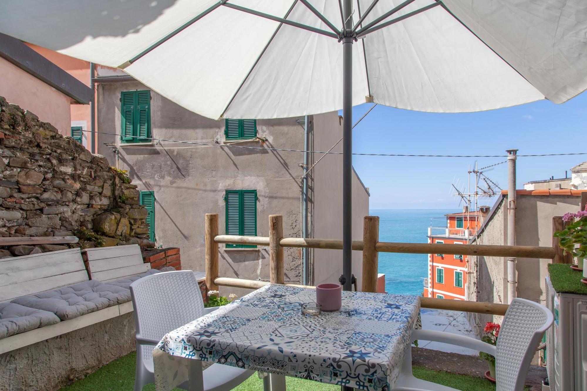 Ariel - Sea View Double Room Riomaggiore Eksteriør billede